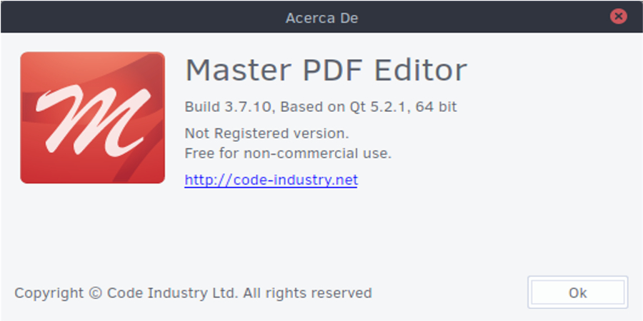 Instalando Master PDF Editor en Solus.